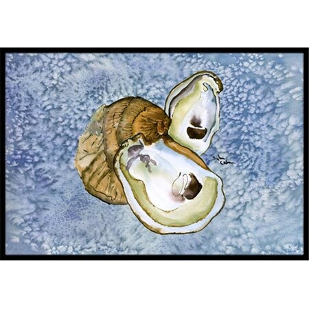 Carolines Treasures Carolines Treasures 8152-MAT Oyster Indoor Or Outdoor Mat - 18 x 27 in. 8152-MAT